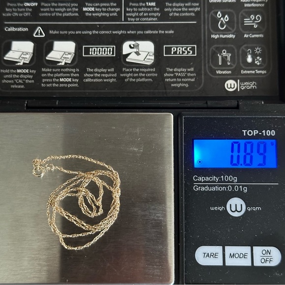 10k Solid Gold Necklace - Picture 4 of 7